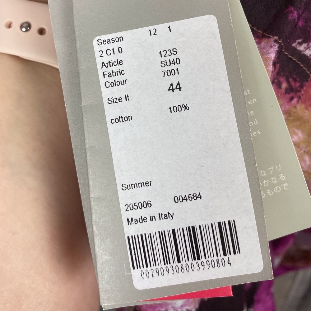 Lavia 18 Italy Purple Side Tie Skirt Size 44 New! - Picture 10 of 12